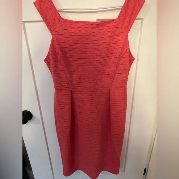 Bisou Bisou Coral Midi Dress- Easter Pink - Picture 5 of 10